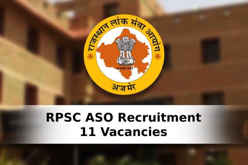 RPSC ASO Recruitment: 11 Assistant Statistical Officer Vacancies