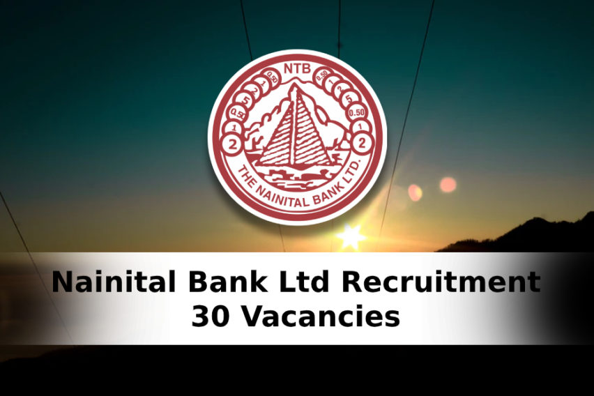 Nainital Bank Ltd Recruitment: 30 Specialist Officer Vacancies