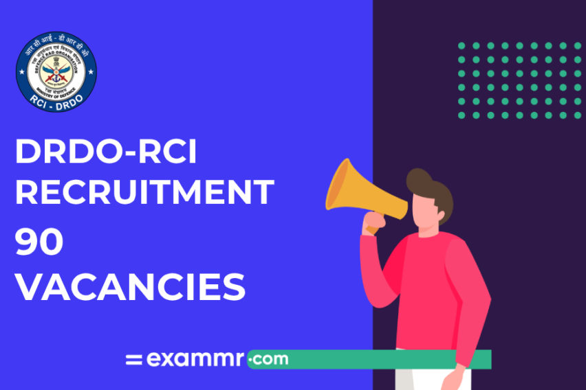 DRDO-RCI Recruitment: 90 Trade Apprentice Trainee Vacancies