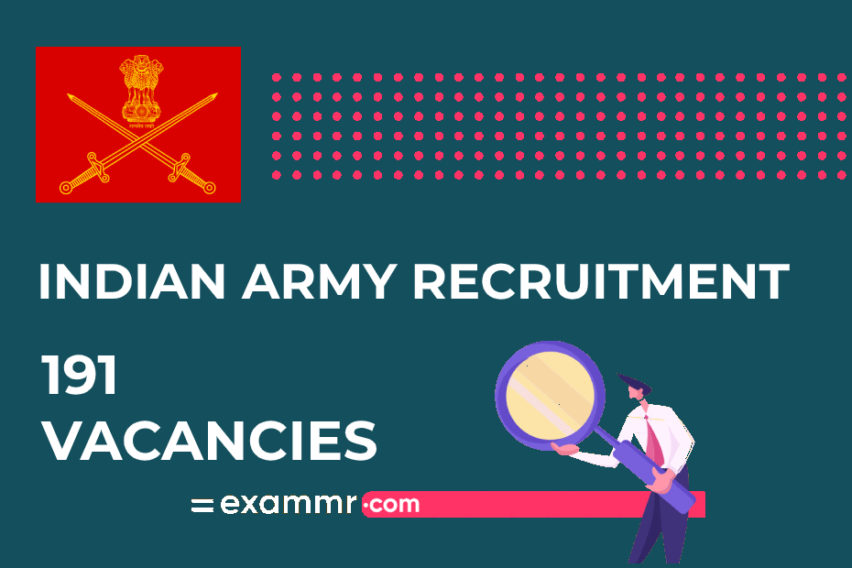 Indian Army Recruitment: 191 56th SSC Men And 27th SSC Women Vacancies