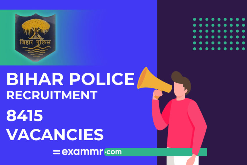 Bihar Police Recruitment: 8415 Constable Vacancies