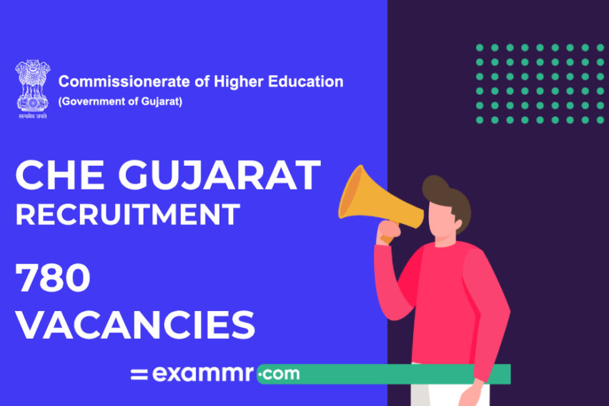CHE Gujarat Recruitment: 780 Assistant Professor Vacancies (Last Date Extended, New Vacancies Added)