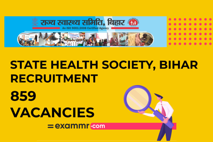 Bihar CHO Recruitment: 859 Vacancies