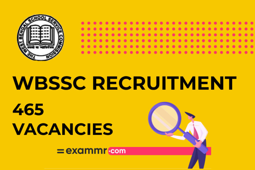 WBSSC Recruitment: 465 Assistant Teacher Vacancies