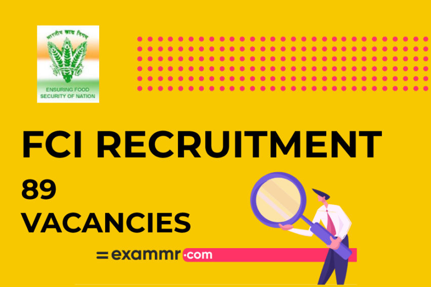 FCI Recruitment: 89 Assistant General Manager & Medical Officer Vacancies