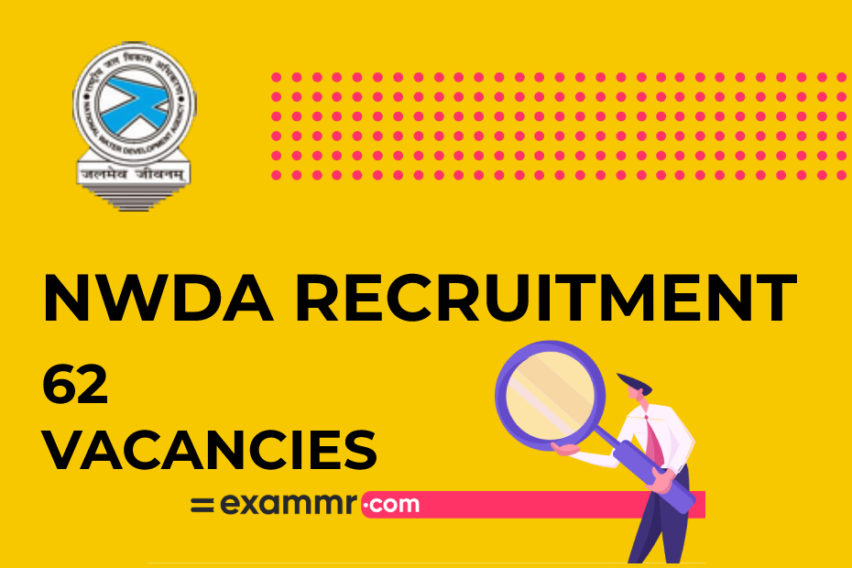 NWDA Recruitment: 62 Various Vacancies