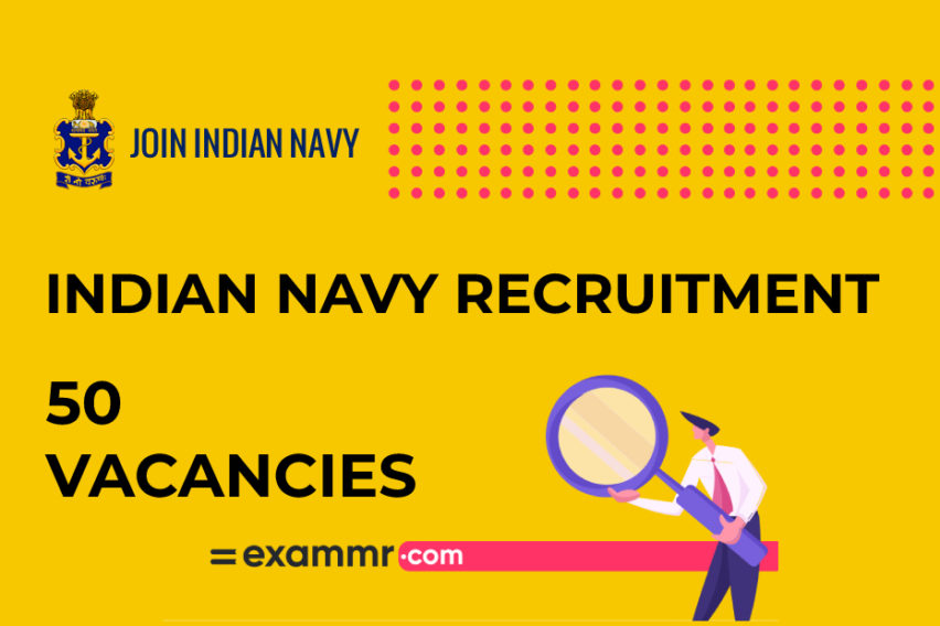 Indian Navy Recruitment: 50 Short Service Commission Officer Vacancies