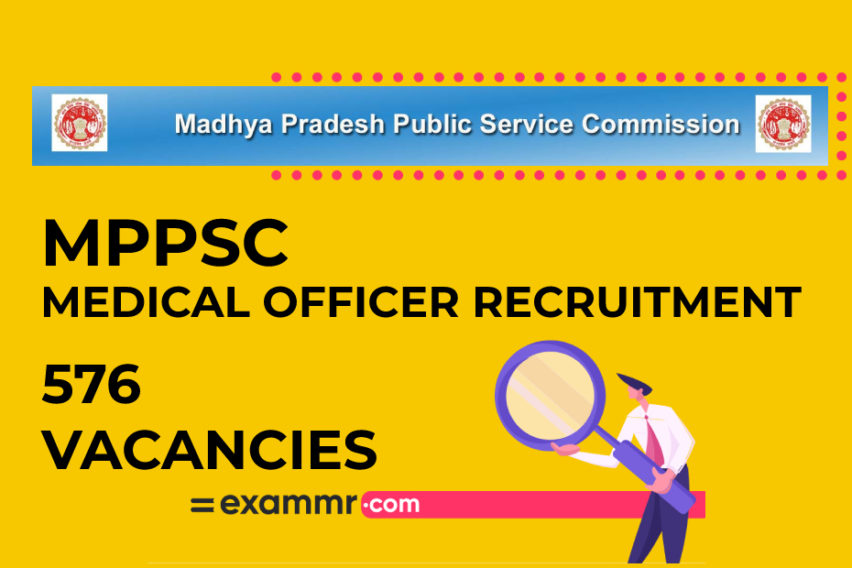 MPPSC Recruitment: 576 Medical Officer Vacancies