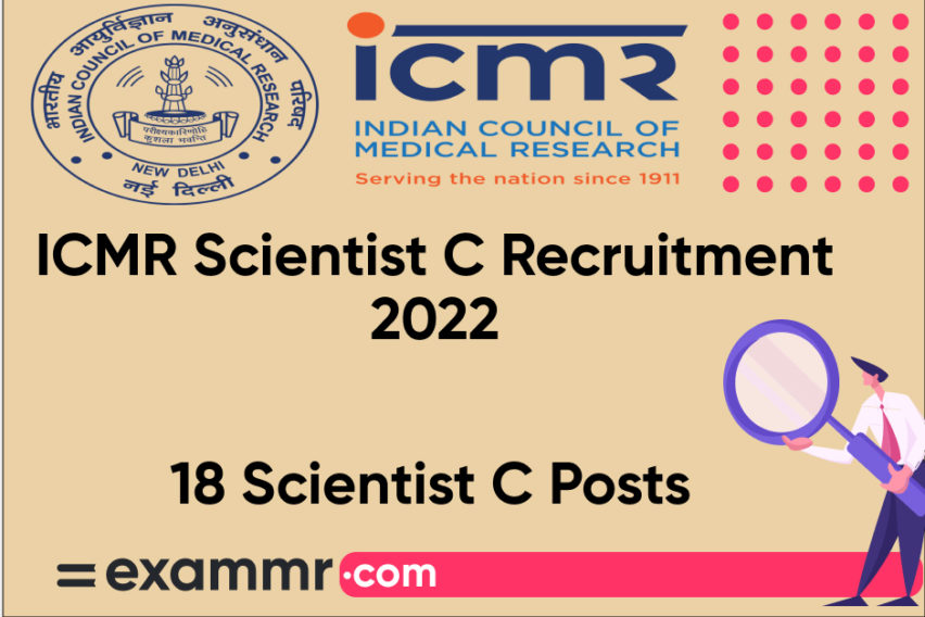 ICMR Scientist C Recruitment 2022: Notification Out for 18 Scientist C Posts