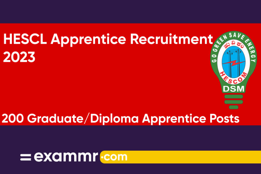 HESCL Apprentice Recruitment 2023: Notification Out for 200 Graduate/Diploma Apprentice Posts