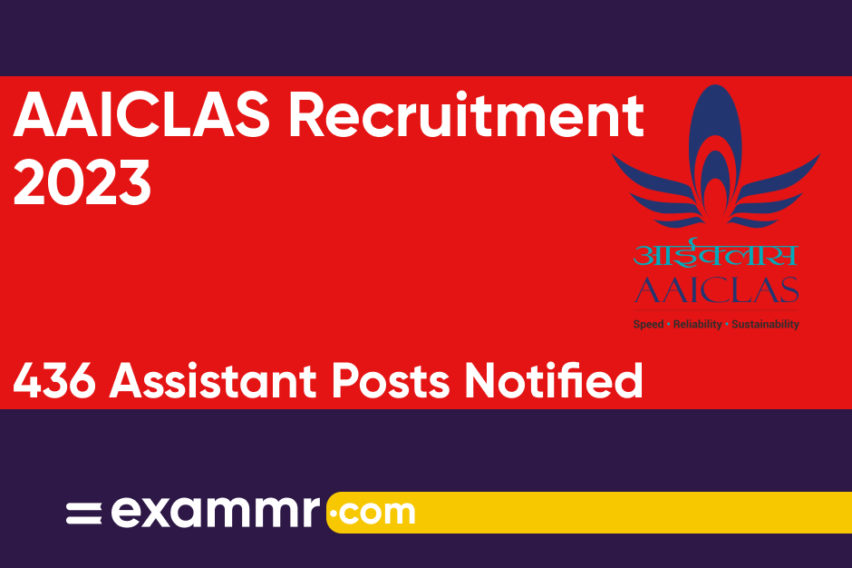 AAICLAS Recruitment 2023: Notification Out for 436 Assistant Posts; Check Details Here 